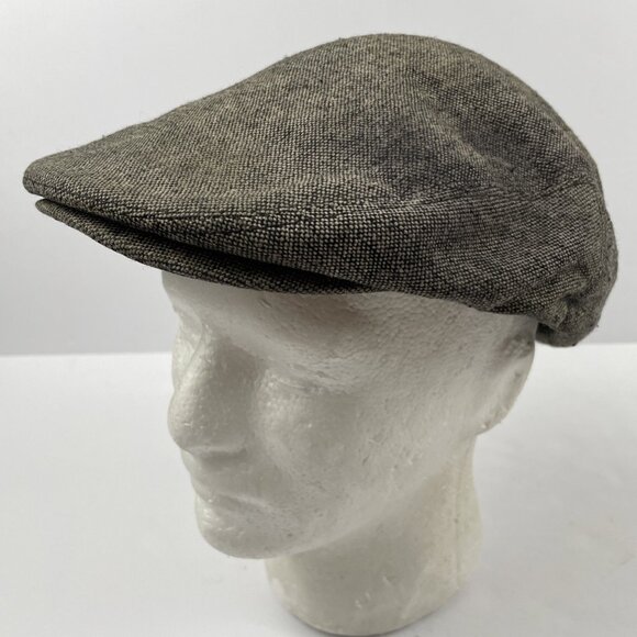 Brixton Hooligan Newsboy Cabbie Hat Cap Men's Large 7 1/2 Twill Wool Blend - Picture 2 of 8
